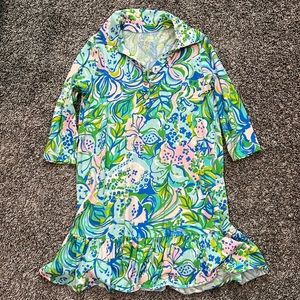 Lilly P girls quarter sleeve dress